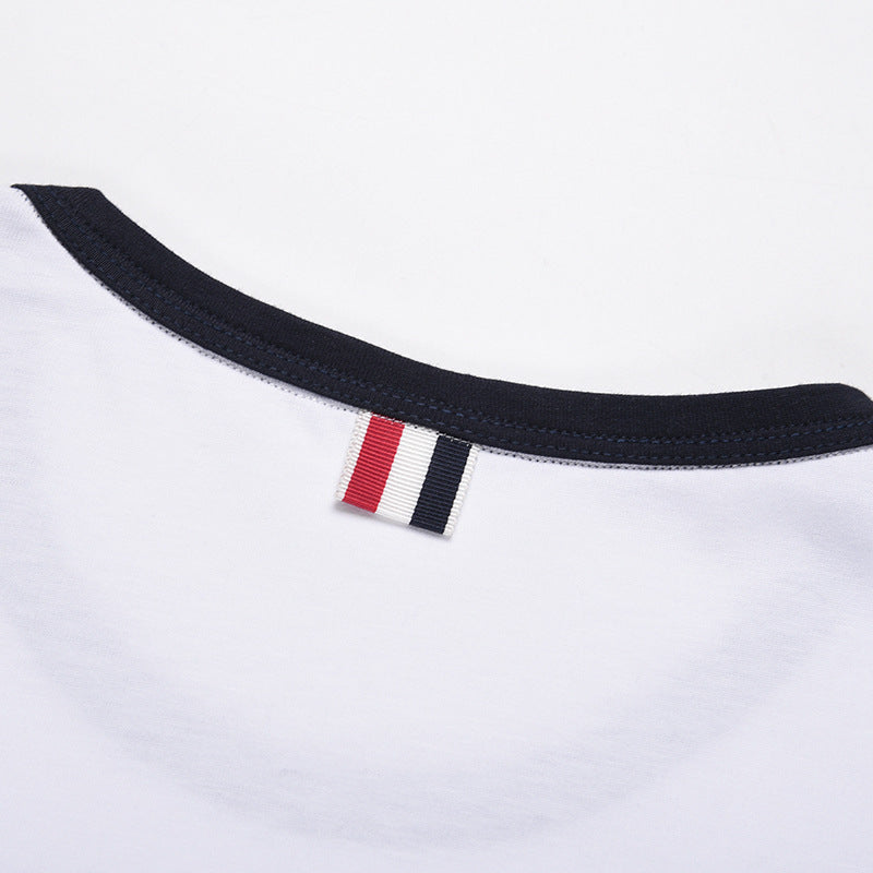 4-Bar Cotton T-shirt