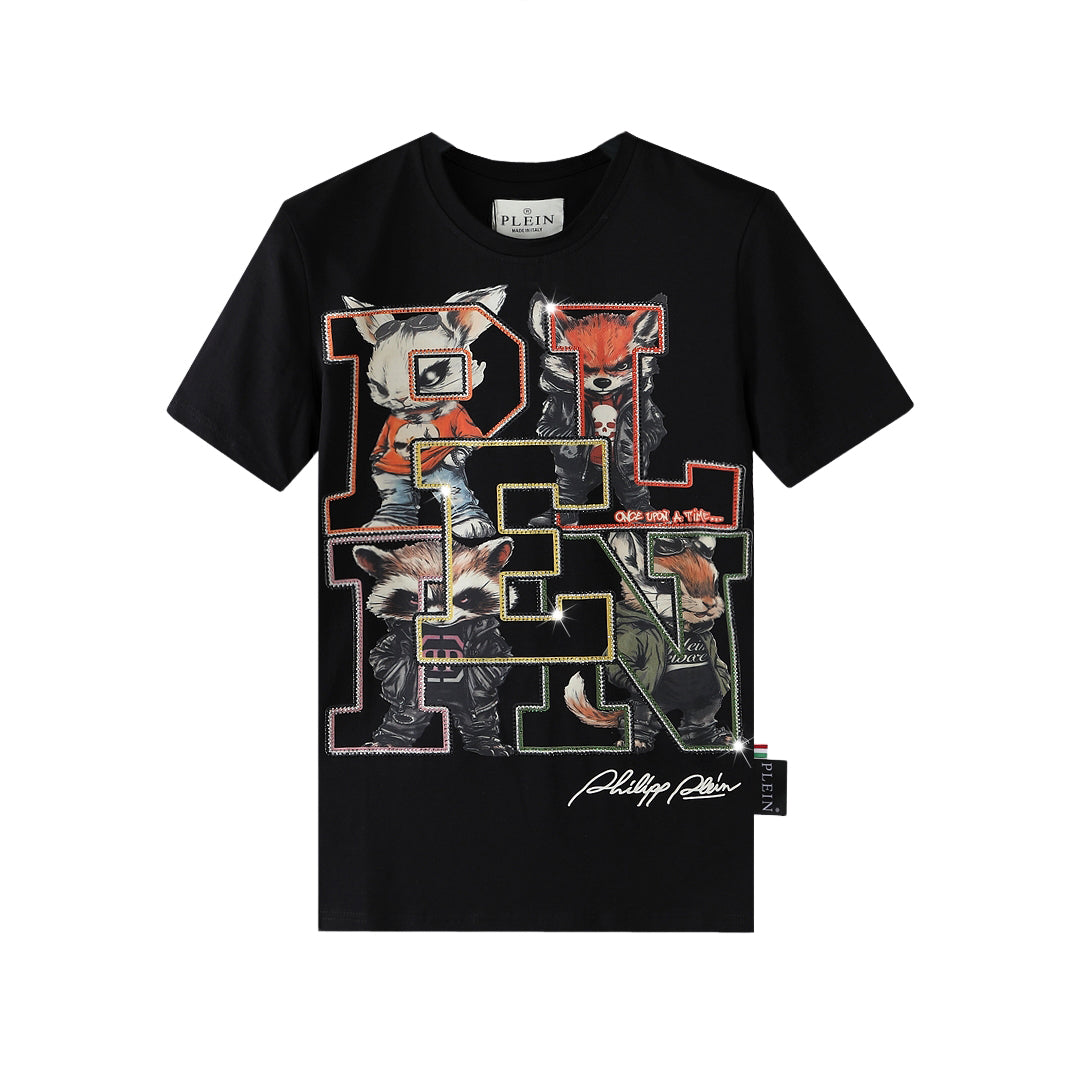PP T-shirt Back Skull