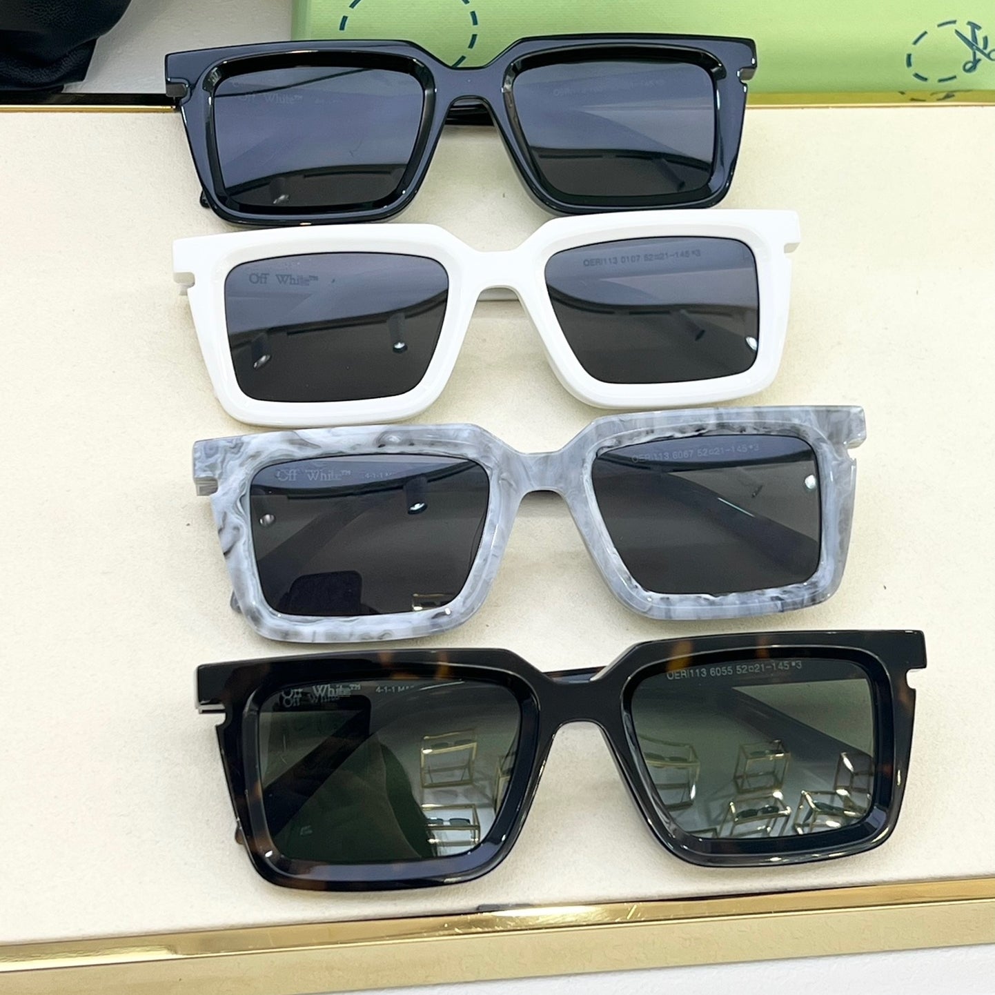 OFF-Whlte Arrow logo sunglasses#113