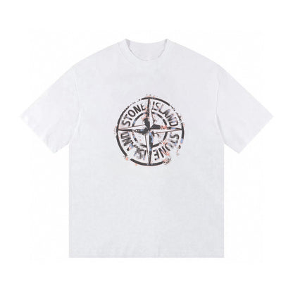 ST-Compass print T-shirt