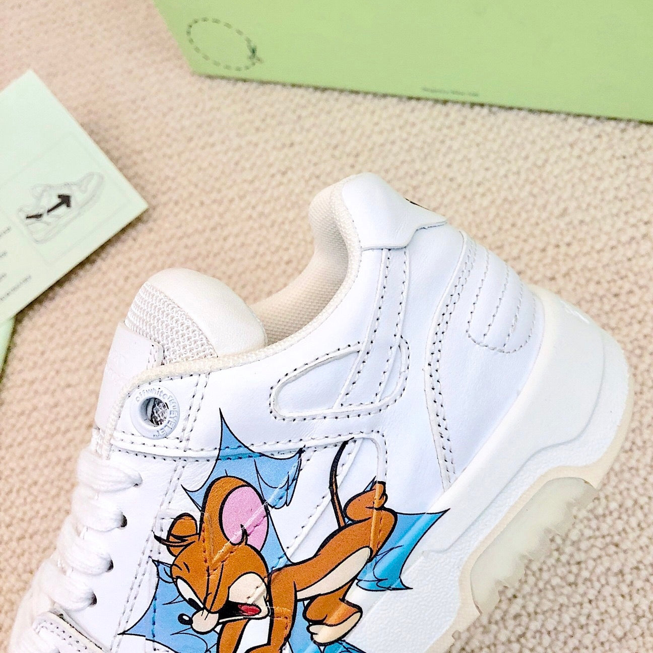 OFF-Whlte Cartoon Animal Sneakers#25