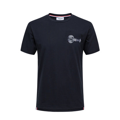 4-Bar Cotton T-shirt