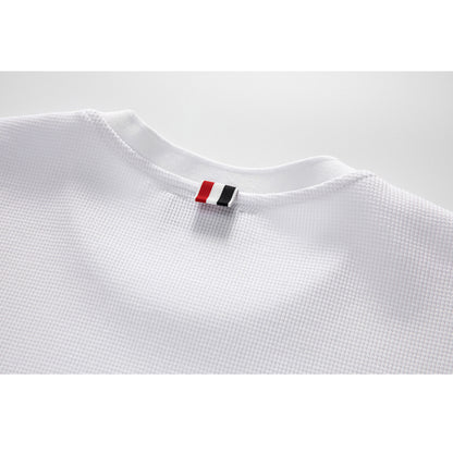 4-Bar puppy embroidery T-shirt