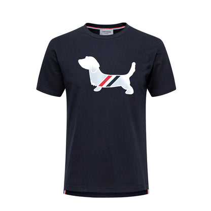 4-Bar Puppy Print T-shirt