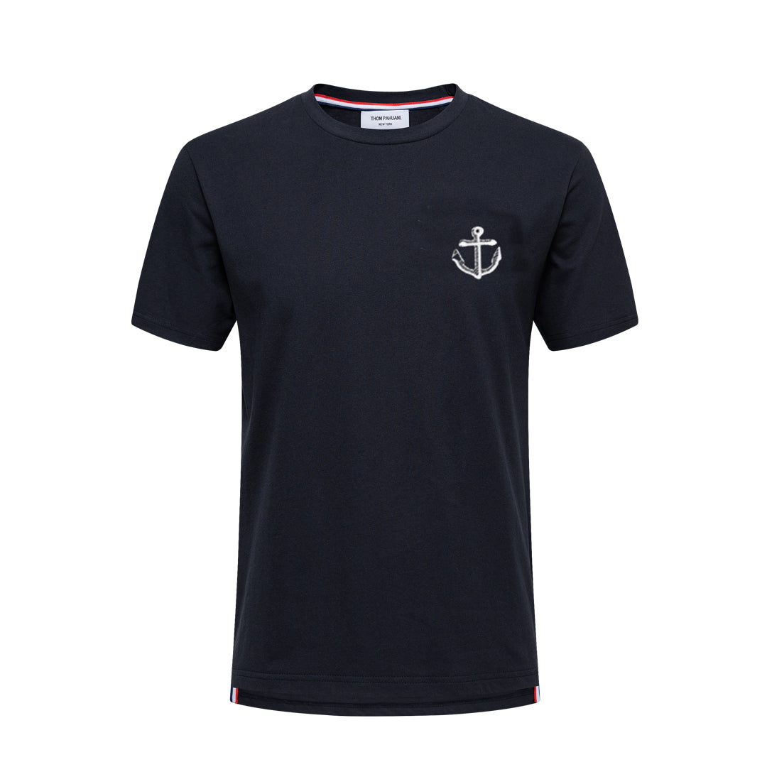 4-Bar Anchor embroidery T-shirt