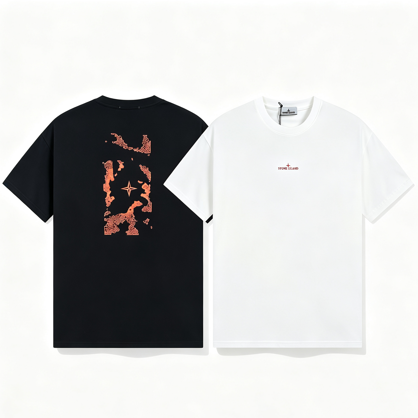 ST0NE lSLAND Pure Cotton T-Shirt #37