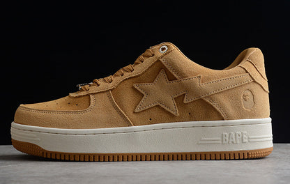 BAPE STA Tokyo Low-Top Sneakers - Tan/Gum