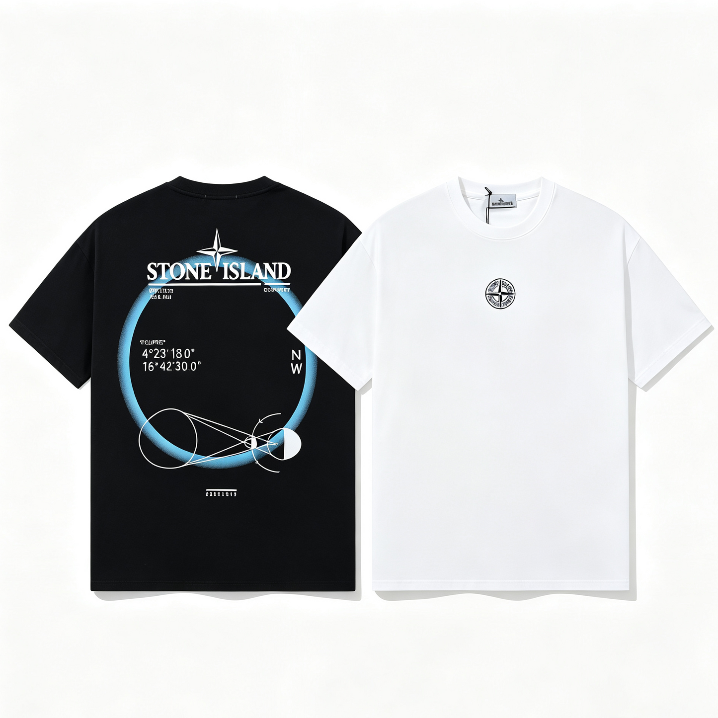 ST0NE lSLAND Pure Cotton T-Shirt #25