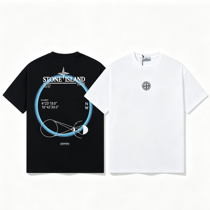 ST0NE lSLAND Pure Cotton T-Shirt #25