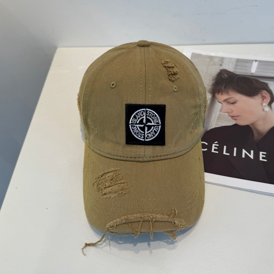 Stone Island Badge Unisex Baseball Cap #10