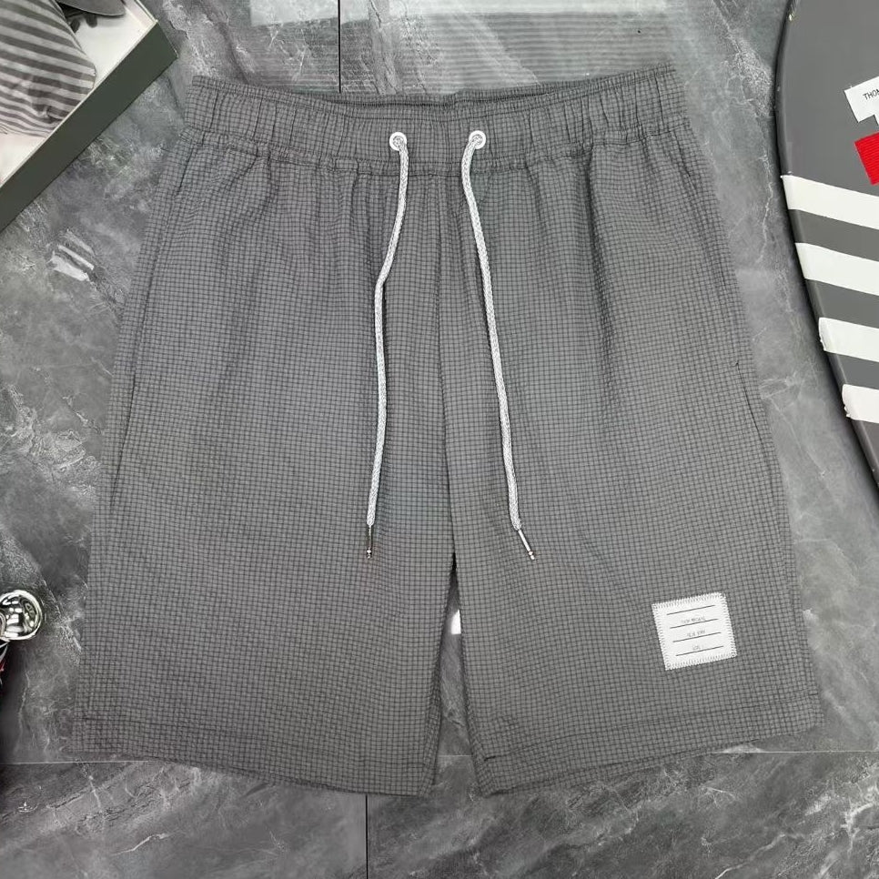 4-Bar Seersucker Sports shorts