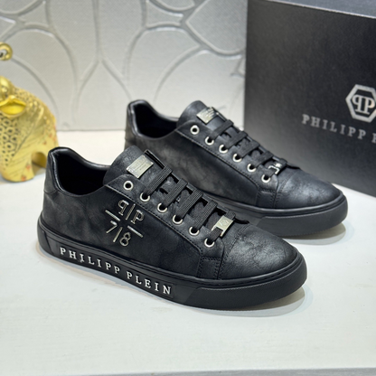 PP Men's Letter-Embellished Sneakers #1010