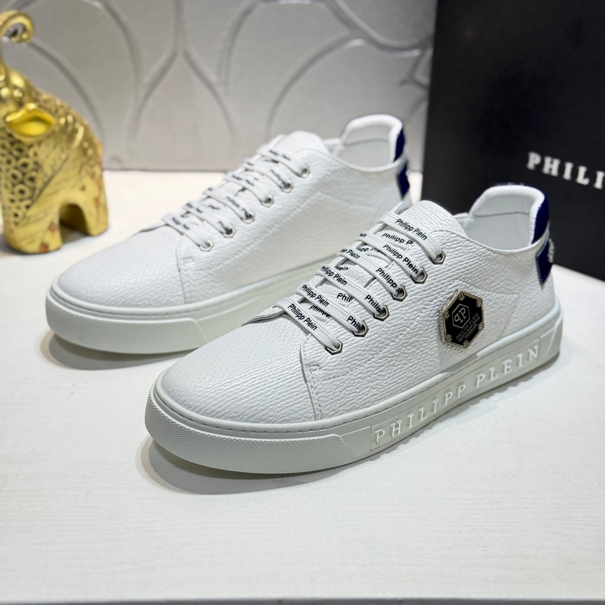 PP Men's Letter-Embellished Sneakers #1100
