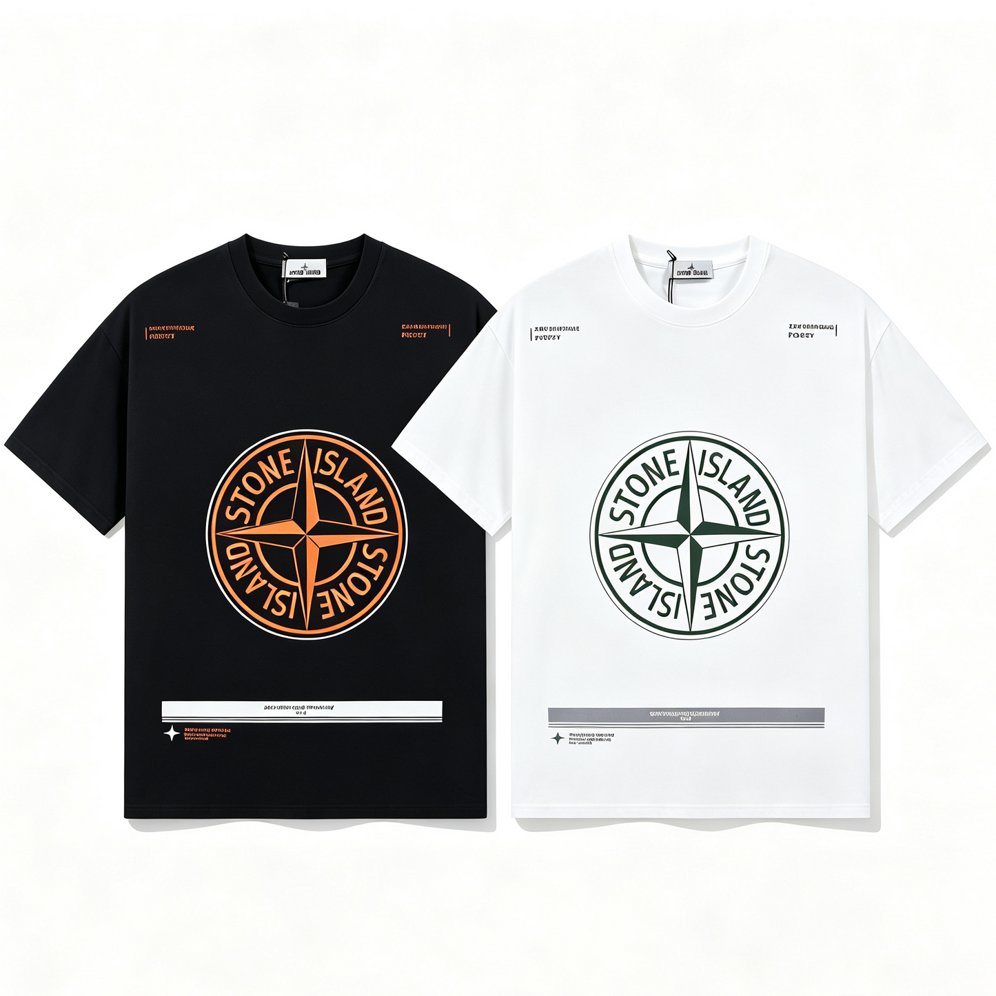 ST0NE lSLAND Pure Cotton T-Shirt #26