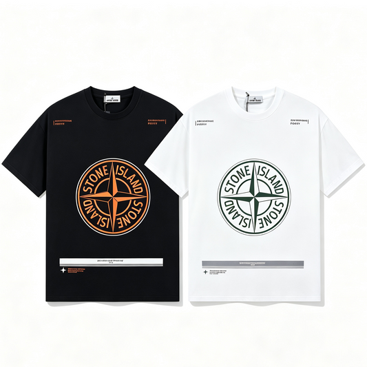 ST0NE lSLAND Pure Cotton T-Shirt #26
