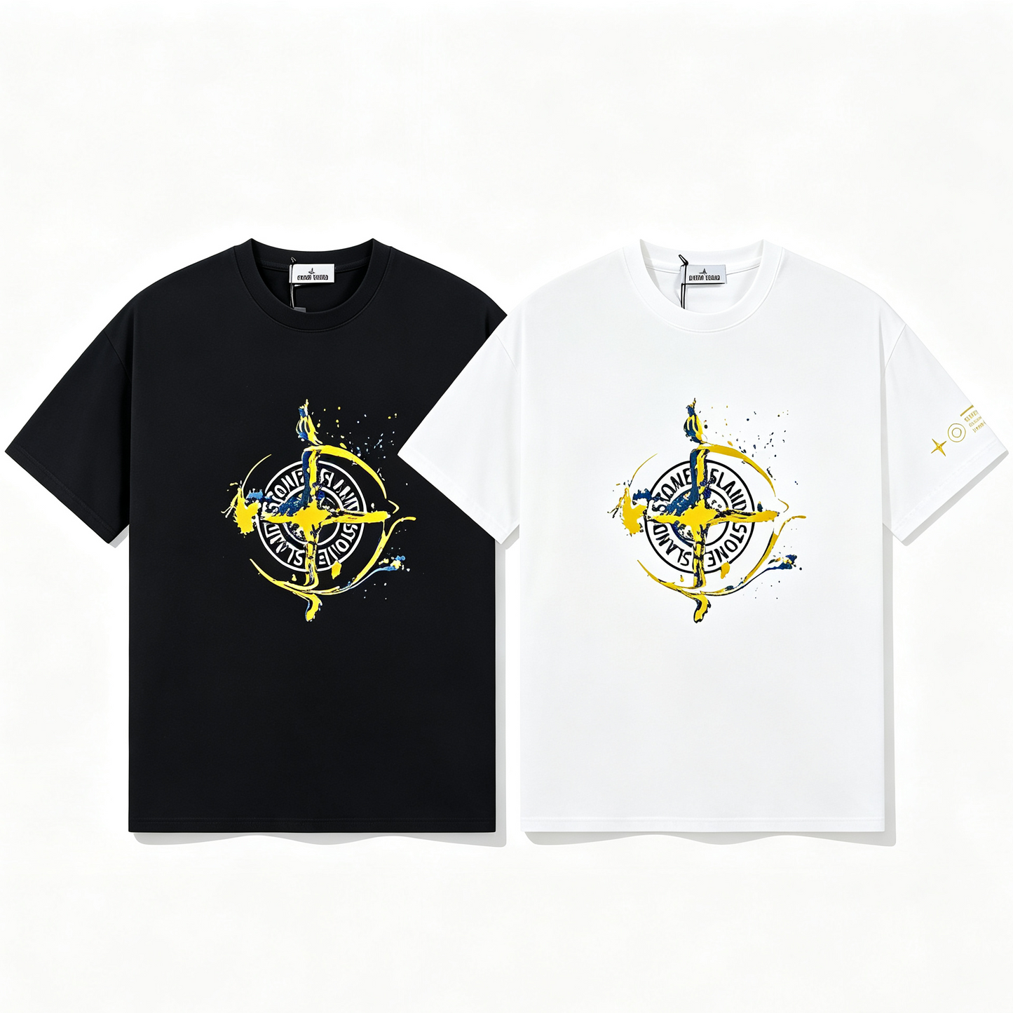 ST0NE lSLAND Pure Cotton T-Shirt #28