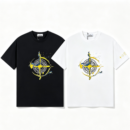 ST0NE lSLAND Pure Cotton T-Shirt #28