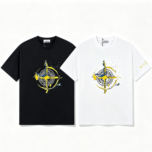 ST0NE lSLAND Pure Cotton T-Shirt #28