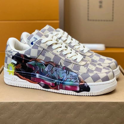 OFF-Whlte Arrow Logo Leather Sneakers #44