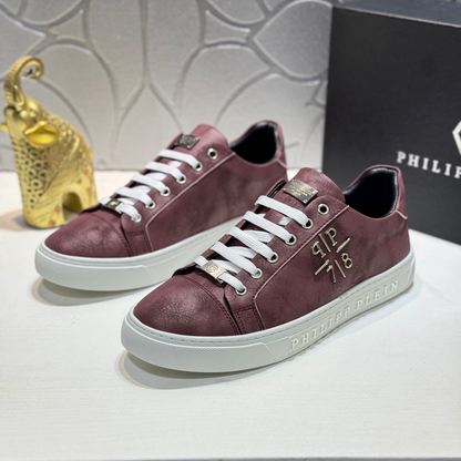 PP Men's Letter-Embellished Sneakers #1010