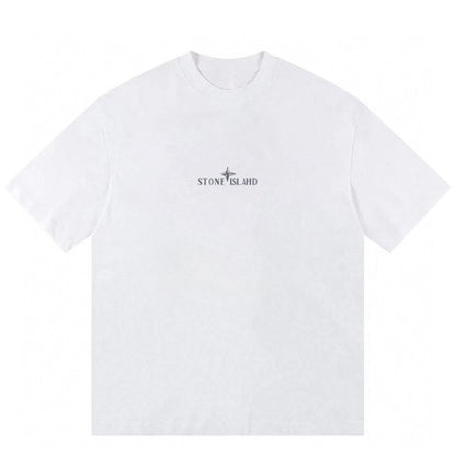 ST0NE lSLAND Pure Cotton T-Shirt #1
