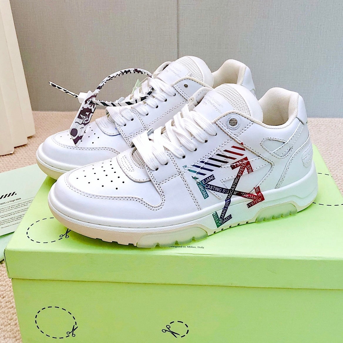 OFF-Whlte Colorful arrow signs Sneakers#26
