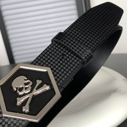 PP Leather Skull Belt#6