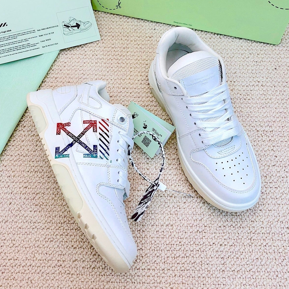 OFF-Whlte Colorful arrow signs Sneakers#26