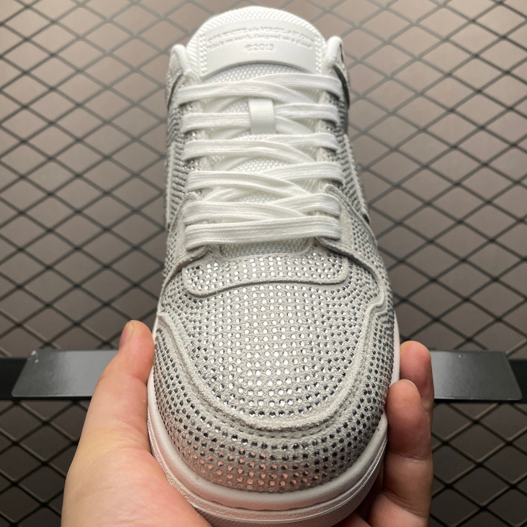 OFF-Whlte Full diamond Sports shoes#11