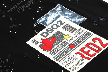 D2 Lettering Cotton T-shirt #33