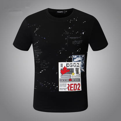 D2 Lettering Cotton T-shirt #33