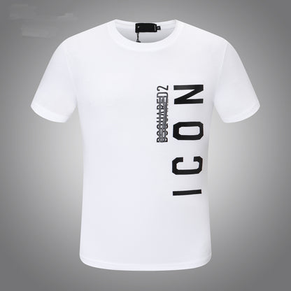 D2 Lettering Cotton T-shirt #32