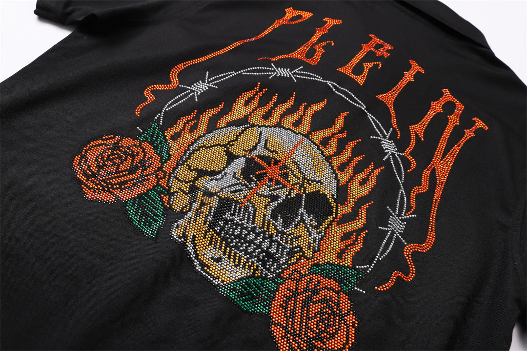 PP Polo shirt Crystal Skull