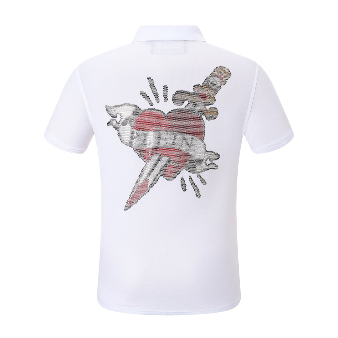 PP Polo shirt Crystal Heart