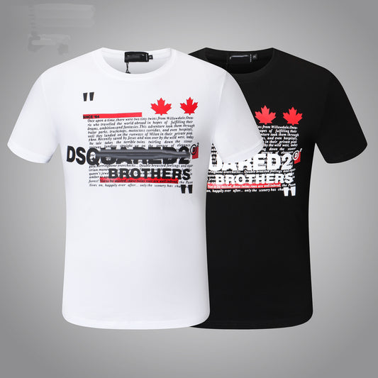 D2 Lettering Cotton T-shirt #27
