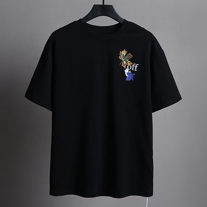 OFF-Whlte Arrow logo print T-shirt#82