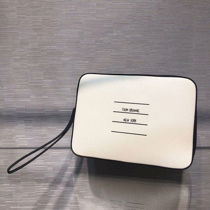 THOM TREND Classic Black Leather Clutch Bag