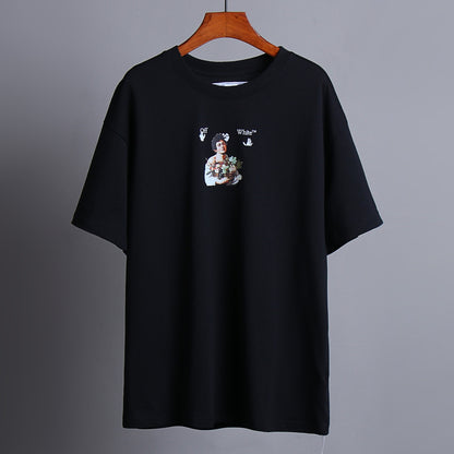 OFF-Whlte Arrow logo print T-shirt#84