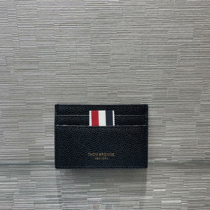 Thom Browne Classic Black Ball Card Holder