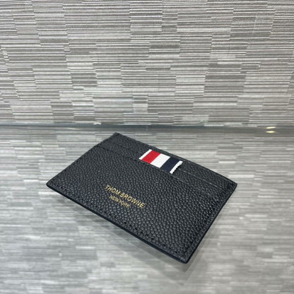 Thom Browne Classic Black Ball Card Holder