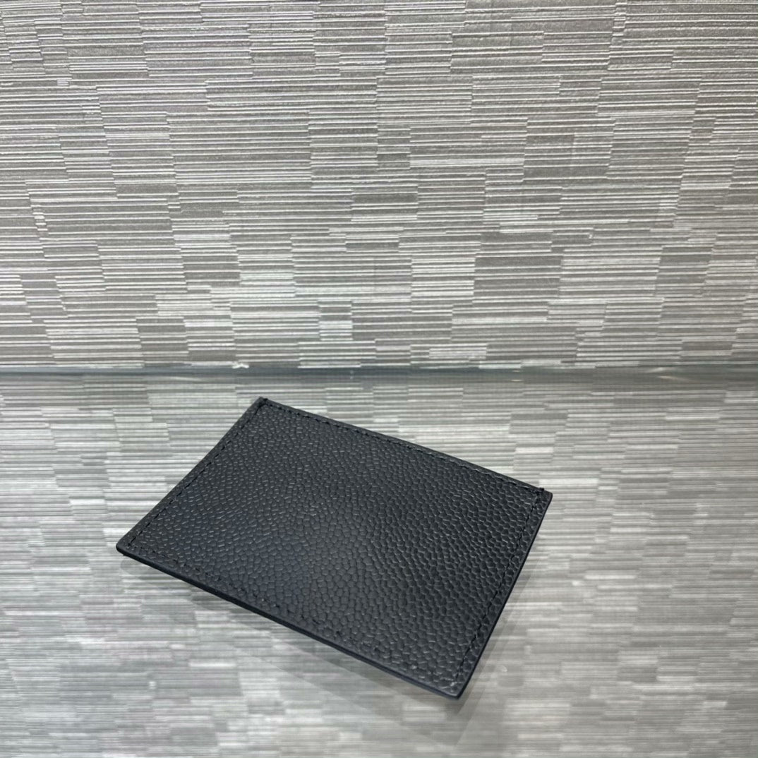 Thom Browne Classic Black Ball Card Holder