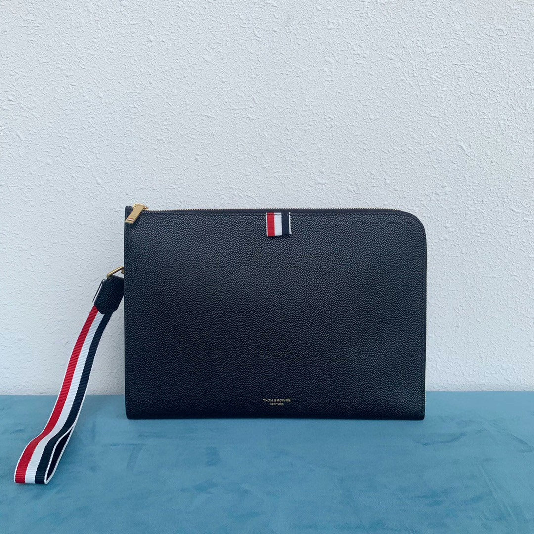 Thom Browne 2025 Leather Clutch Bag