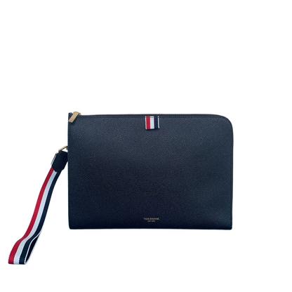 Thom Browne 2025 Leather Clutch Bag