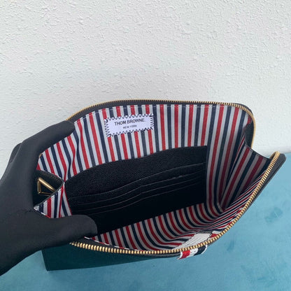 Thom Browne 2025 Leather Clutch Bag