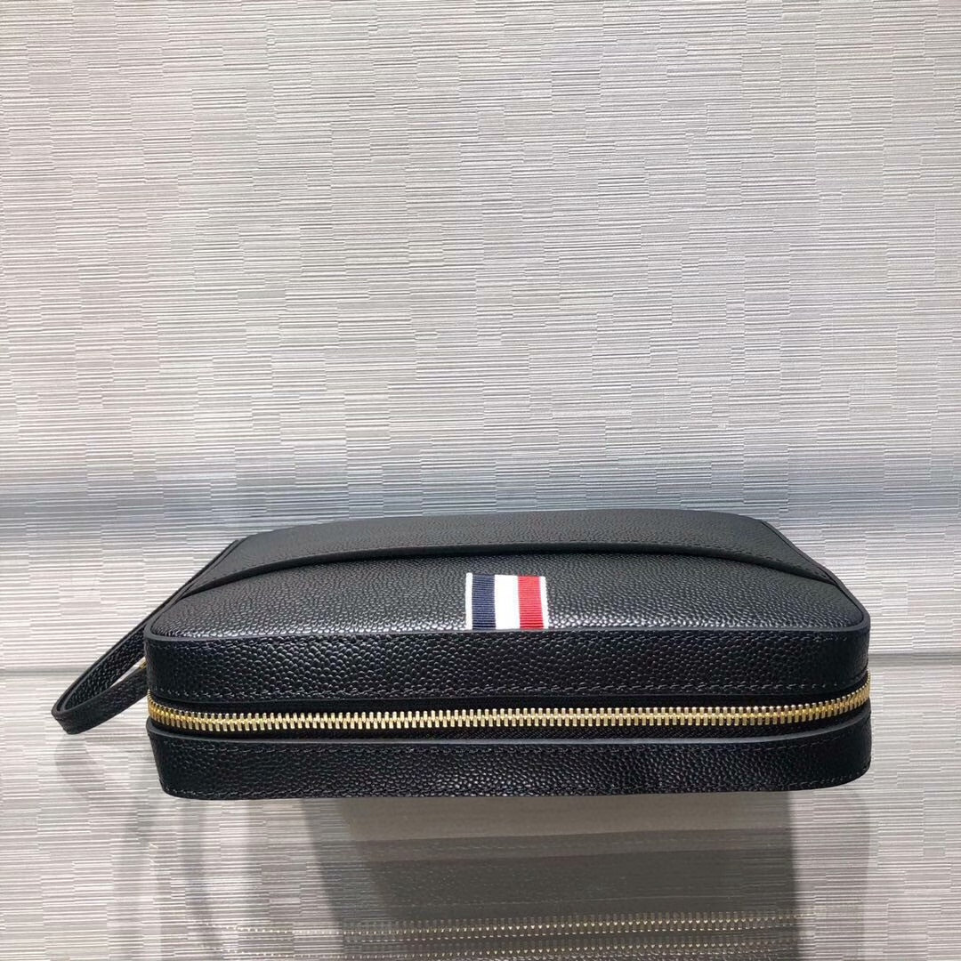THOM TREND Classic Black Leather Clutch Bag