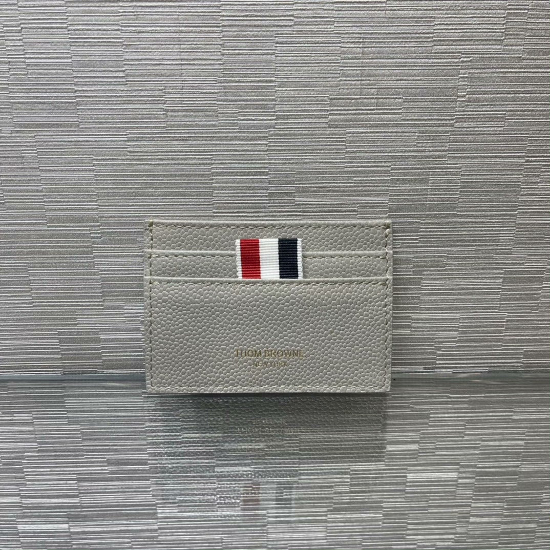 Thom Browne Classic Black Ball Card Holder