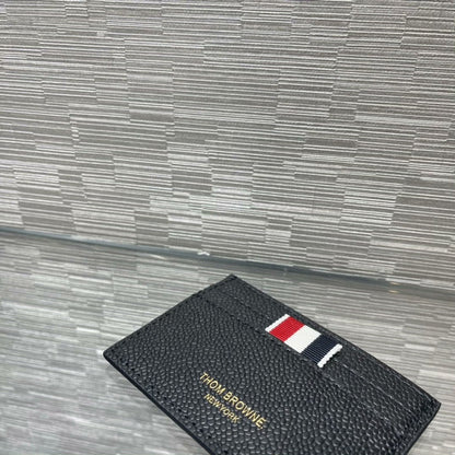Thom Browne Classic Black Ball Card Holder