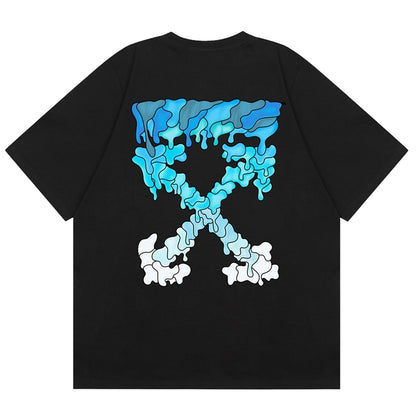 OFF-Whlte Arrow Logo Cotton T-shirt