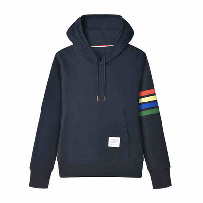 4-Bar Couple Hoodies