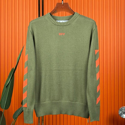OFF-Whlte Intarsia Knit Sweater#14